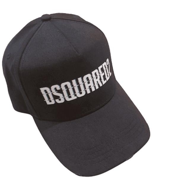 DSQUARED2  printed Black Baseball Cap