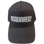 DSQUARED2  printed Black Baseball Cap