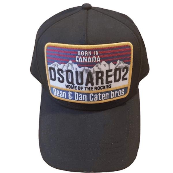 DSQUARED2 embroidered Black Baseball Cap
