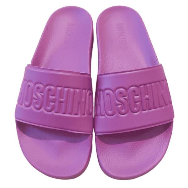 Moschino Rubber and  Elastane Slider