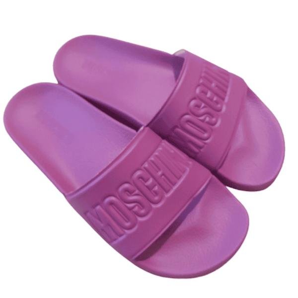 Moschino Rubber and  Elastane Slider