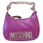 Moschino Golden Chain-Linked Shoulder Bag