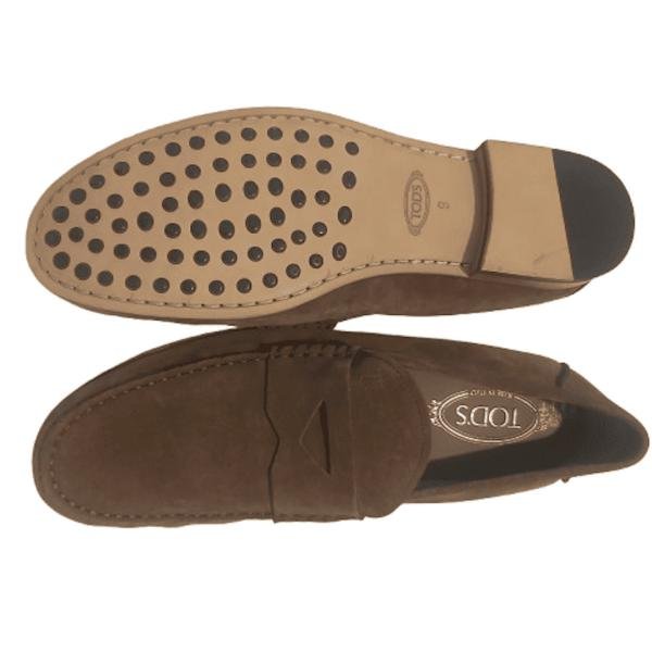 TOD'S men suede leather loafers