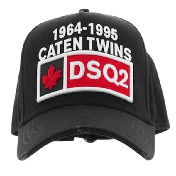 DSQUARED2 Caten Twins Black Baseball Cap