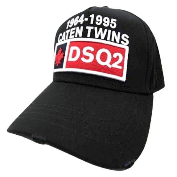 DSQUARED2 Caten Twins Black Baseball Cap
