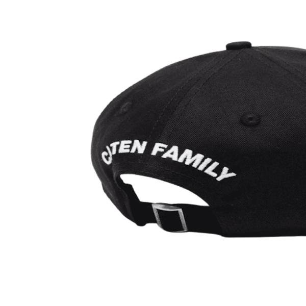 DSQUARED2 - 3D White italic-embroidered Black Baseball Cap