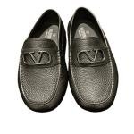 Valentino Garavani V-LOGO Signature Grany CalfSkin Driving Shoe