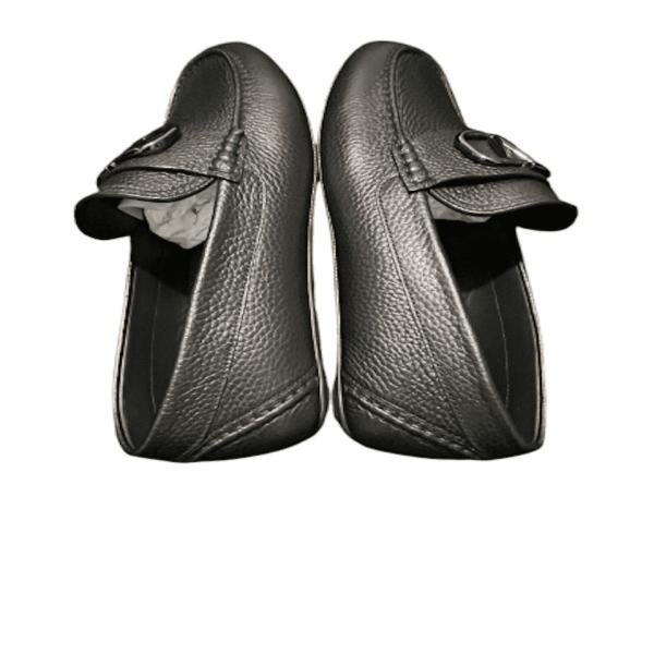 Valentino Garavani V-LOGO Signature Grany CalfSkin Driving Shoe