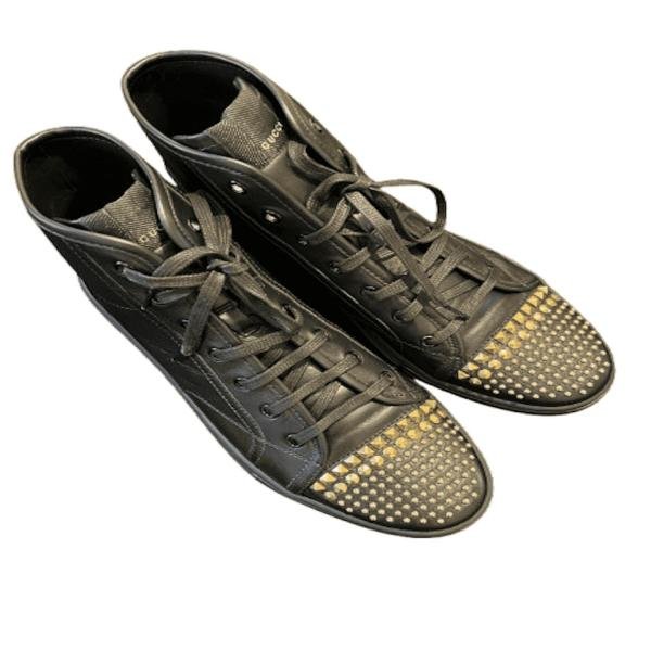 Gucci high-top Sneakers with gold-plated studs
