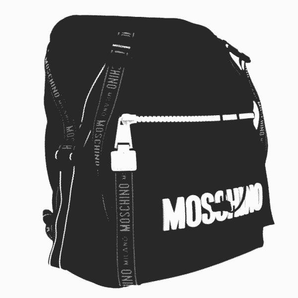Moschino logo-print zip-up  backpack