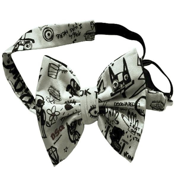Dsquared2 Bow Tie Black/White