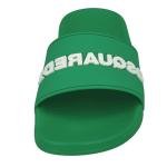 Dsquared2  white-coloured 3D "DSQUARED2" green  Slider