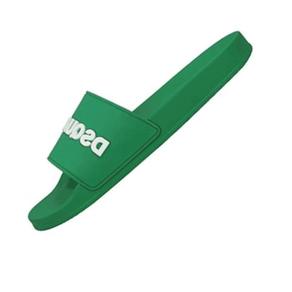 Dsquared2  white-coloured 3D "DSQUARED2" green  Slider