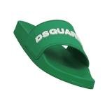 Dsquared2  white-coloured 3D "DSQUARED2" green  Slider