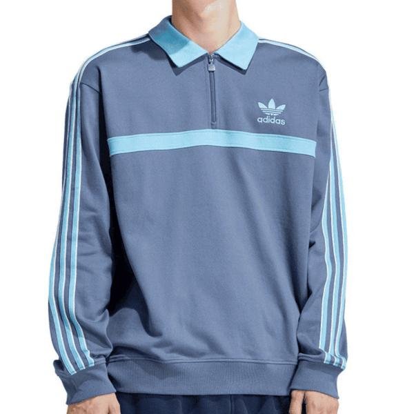 Adidas Collared  Sweatshirt