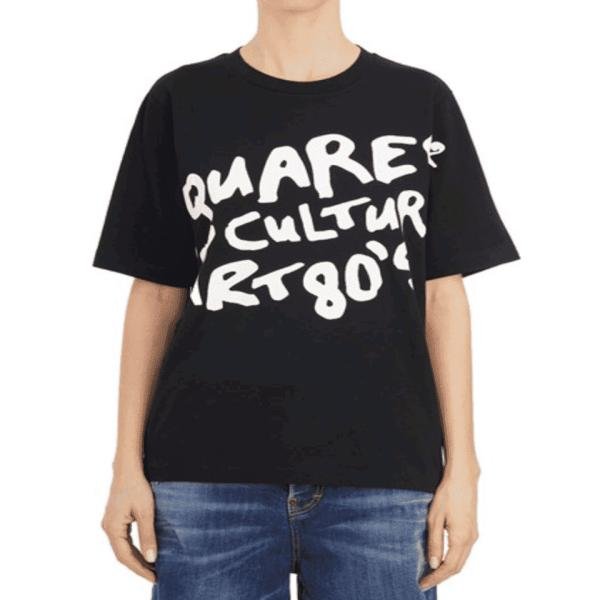 Dsquared2 black Pop 80's Loose Fit T-Shirt