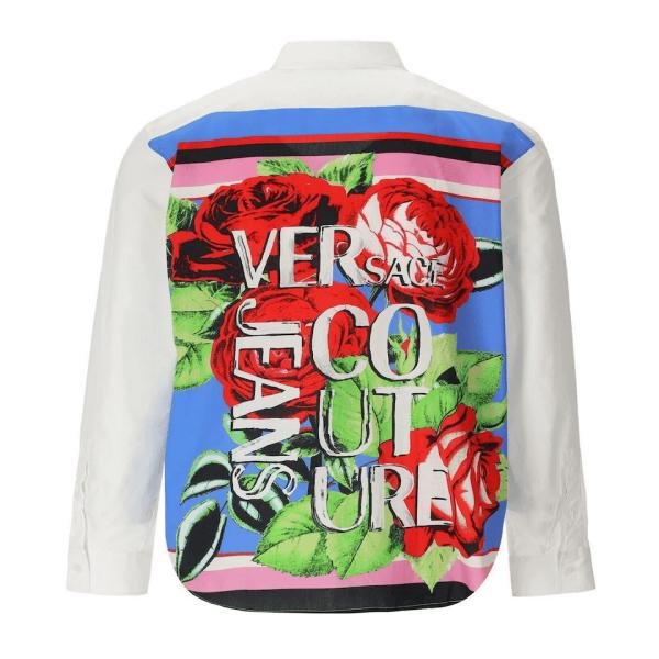 Versace Jeans Couture Roses Print Shirt