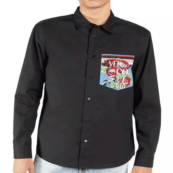 Versace Jeans Couture Roses Print Shirt