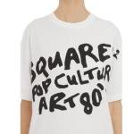 Dsquared2  white Pop 80's Loose Fit T-Shirt