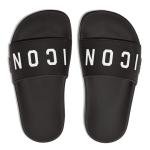Dsquared2  white-coloured 3D "ICON" black Slider