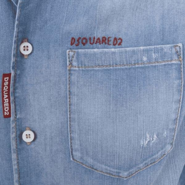 Dsquared2 Denim Bowling Shirt