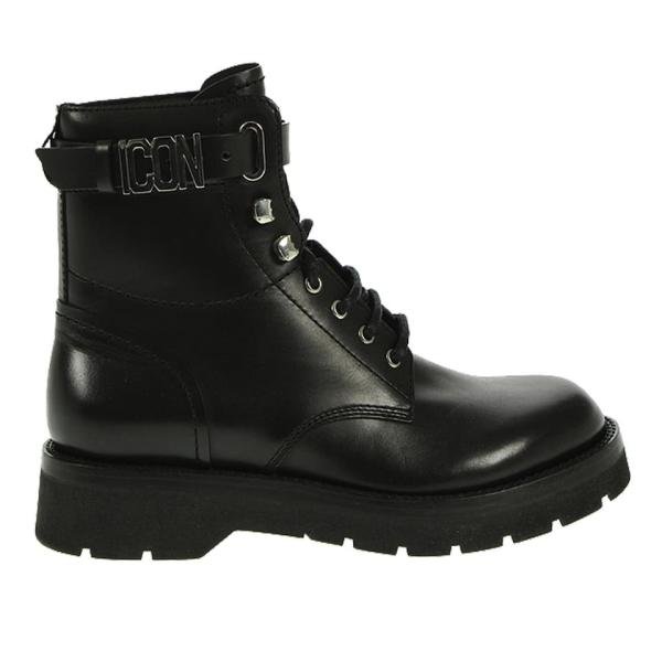 DSQUARED2 ICON leather combat boots