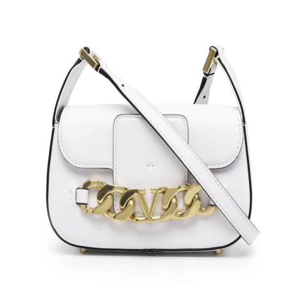 Valentino Garavani  V-Logo leather crossbody bag