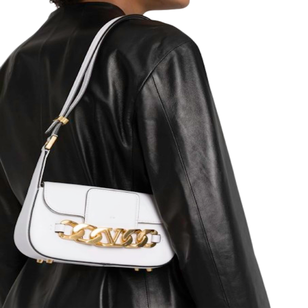 Valentino Garavani  V-Logo leather crossbody bag