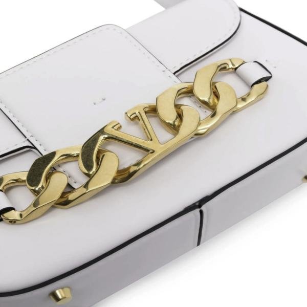 Valentino Garavani  V-Logo leather crossbody bag