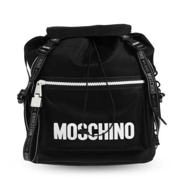 Moschino logo-print zip-up  backpack