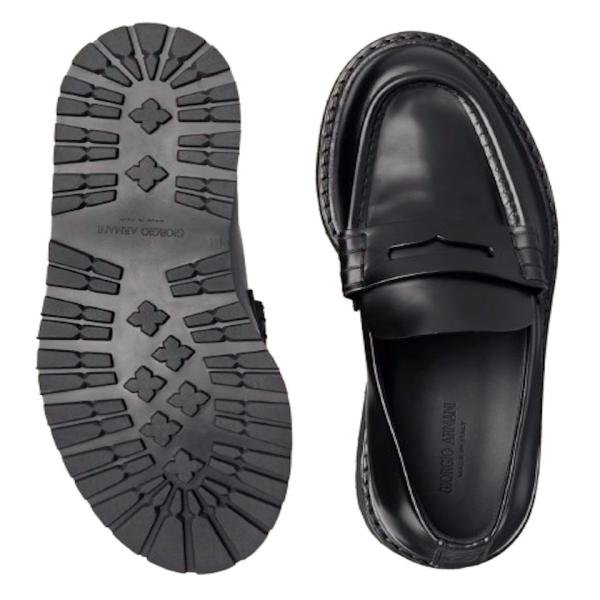 Giorgio Armani Leather Loafers