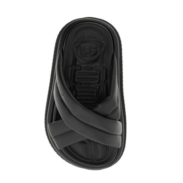 Dolce & Gabbana crossover-strap flat sandals