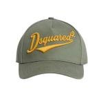 DSQUARED2 'Dsquared2' embroidered green Baseball Cap
