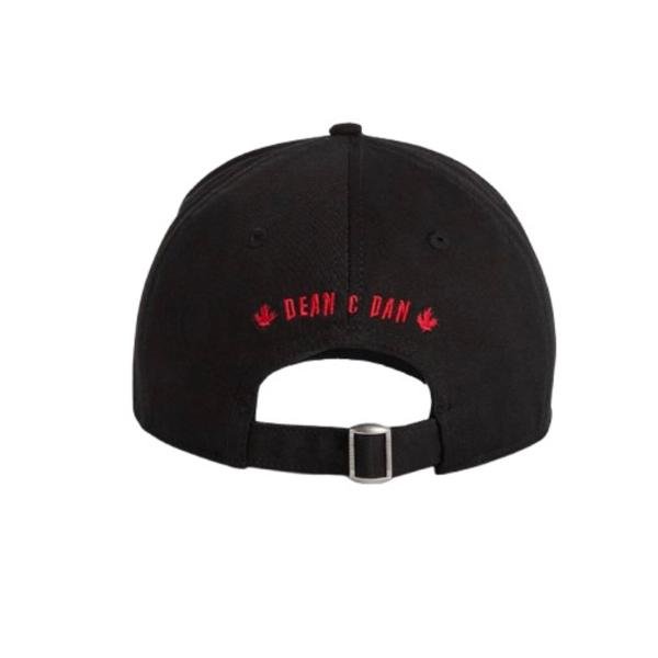 DSQUARED2 horror embroidered Black Baseball Cap