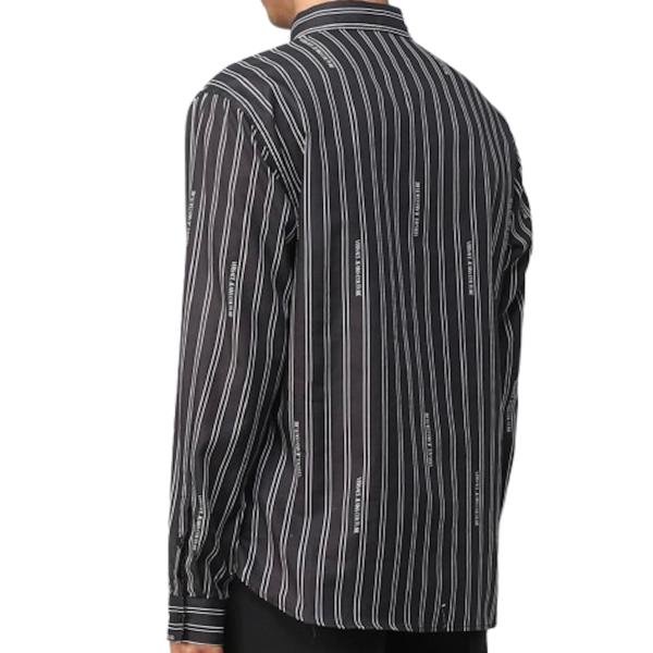 Versace Jeans Couture black lined shirt