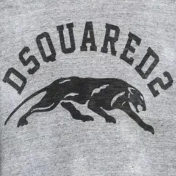 Dsquared2 Grey Layered Logo Sweatshirt