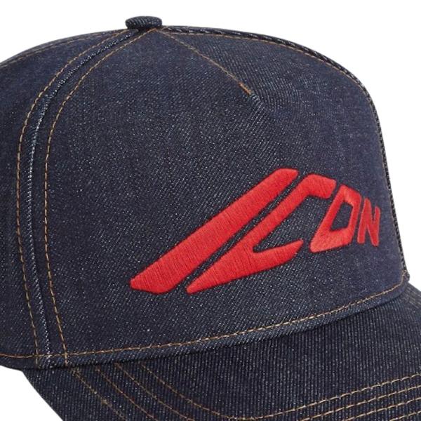 DSQUARED2 'ICON' embroidered Denim Baseball Cap