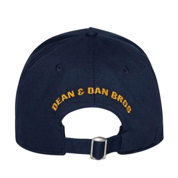 DSQUARED2 'Dsquared2 Caten Twins. 64' embroidered Blue Baseball Cap