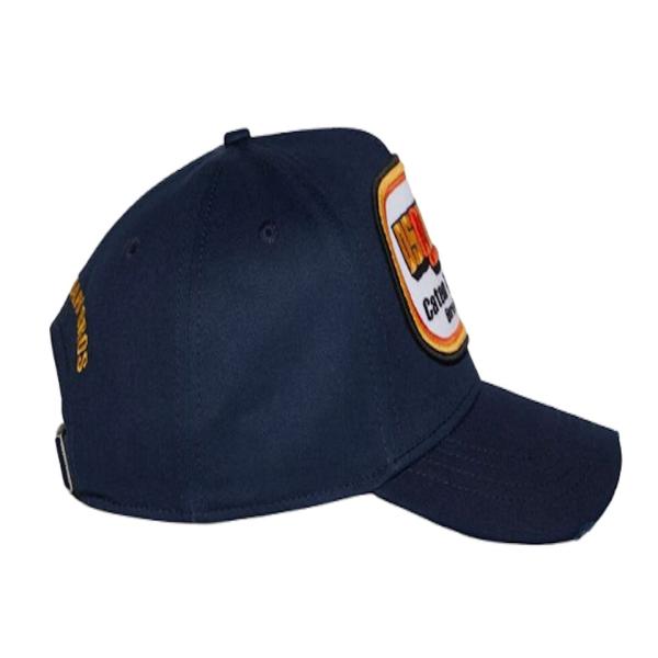 DSQUARED2 'Dsquared2 Caten Twins. 64' embroidered Blue Baseball Cap