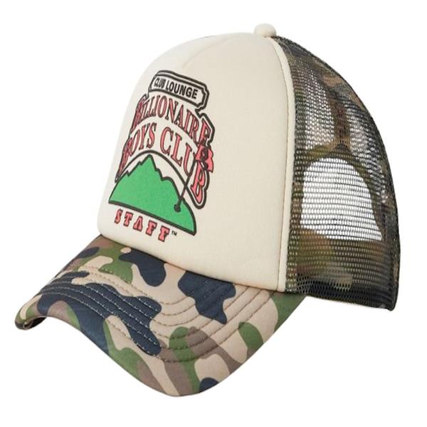 Billionaire Boys Club Woven & Mesh Trucker Cap