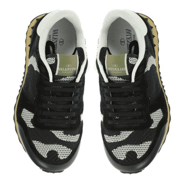 Valentino Rockrunner Camouflage Mesh Fabric