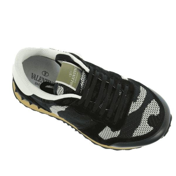 Valentino Rockrunner Camouflage Mesh Fabric